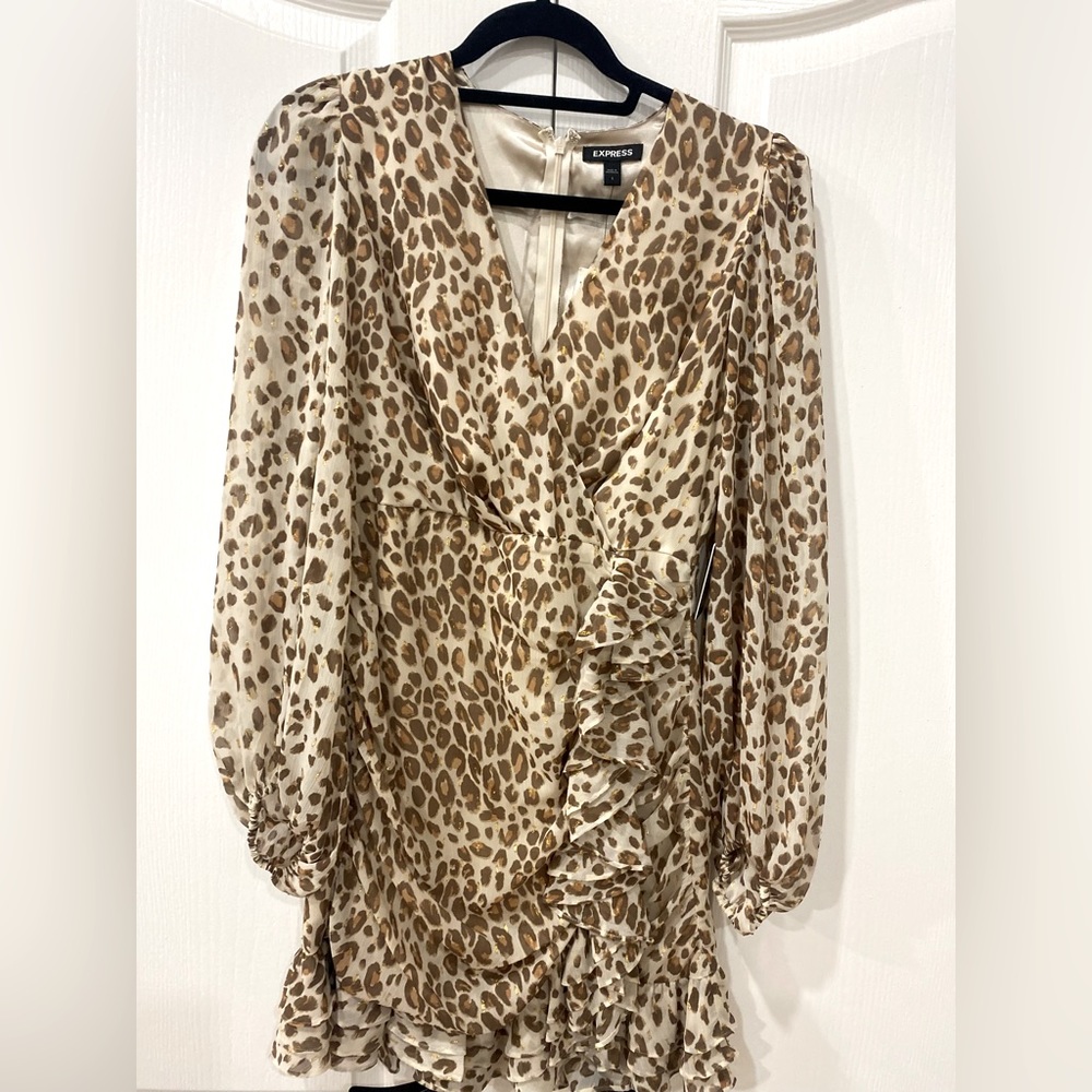 Leopard print dress